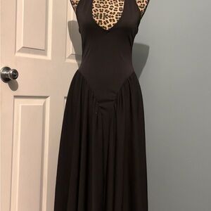 Source Unknown Black Backless Dress
